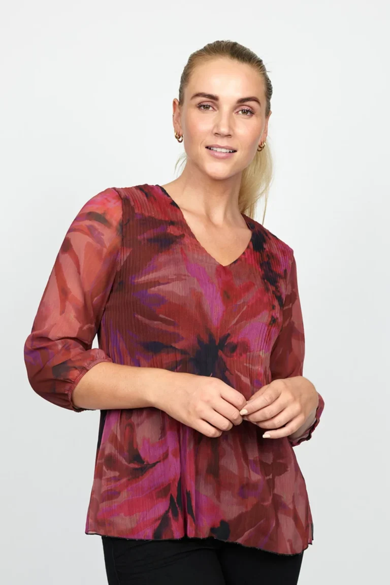 2Bizin punaoranssikuvillinen tunika