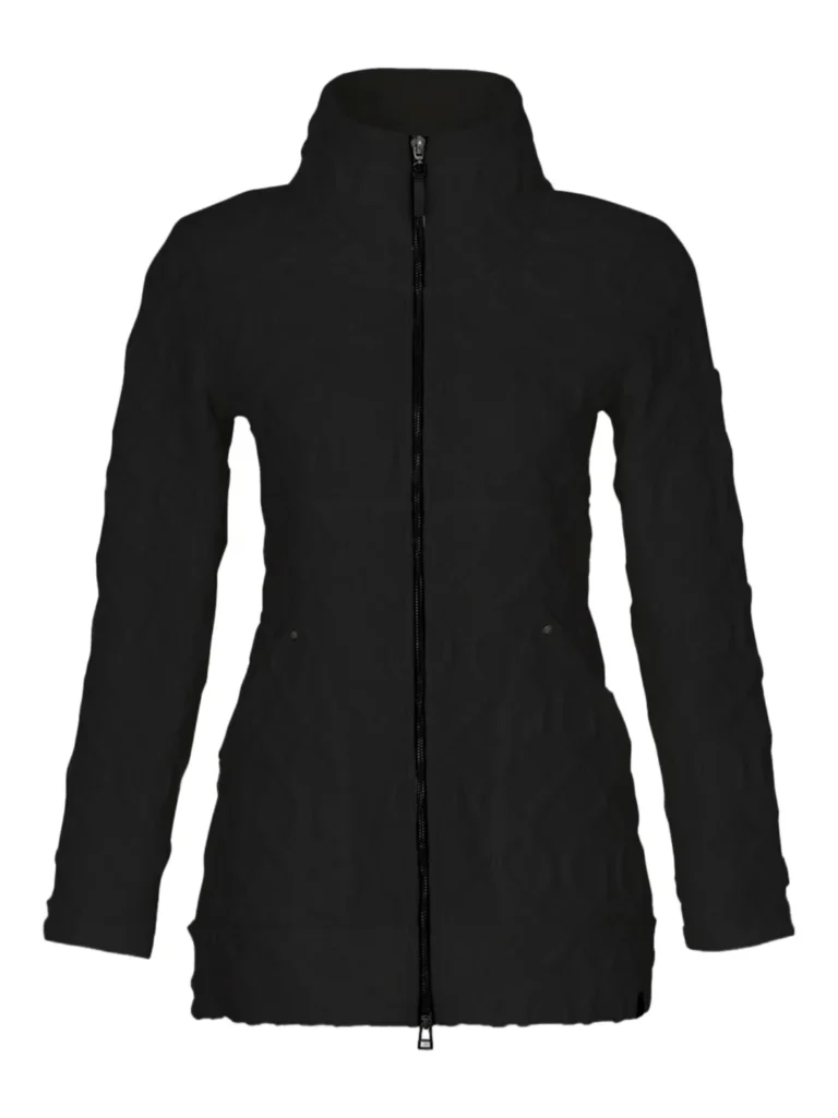 Dolcezzan musta huppari kuvioinnilla