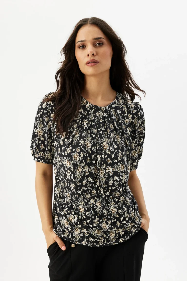 In Frontin kukkapaita mustapohjainen