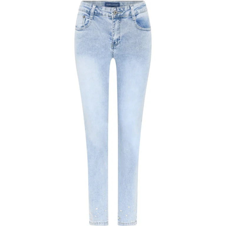 Marc Laugen vaaleat farkut koristeilla