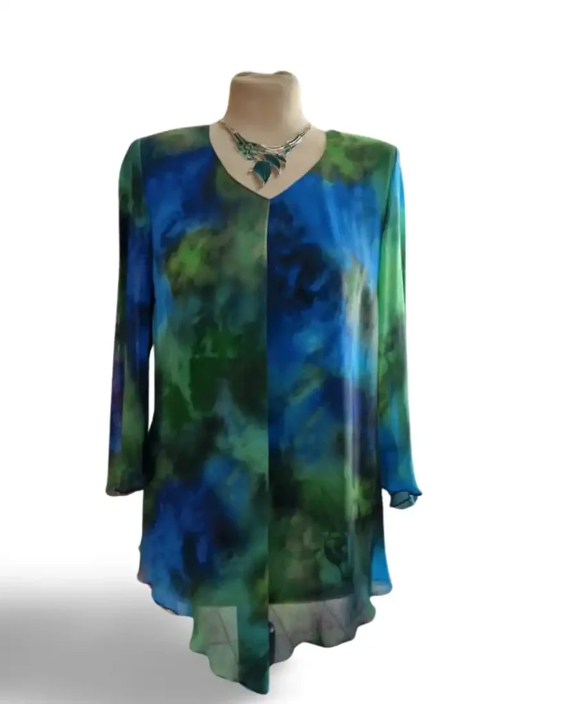 Sheninan_sinivihrea_uutuustunika