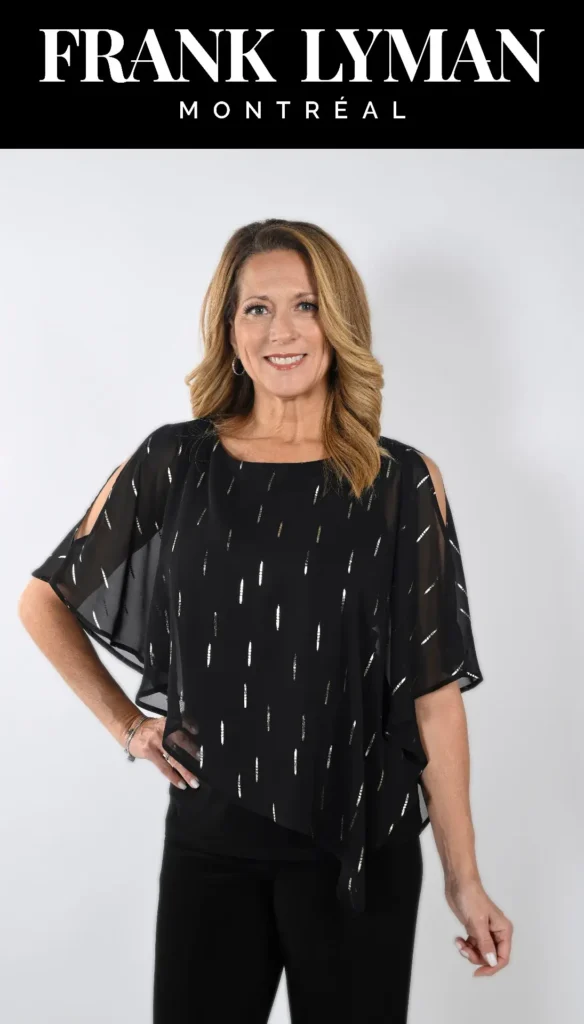 Upea Frank Lymanin musta-kulta tunika