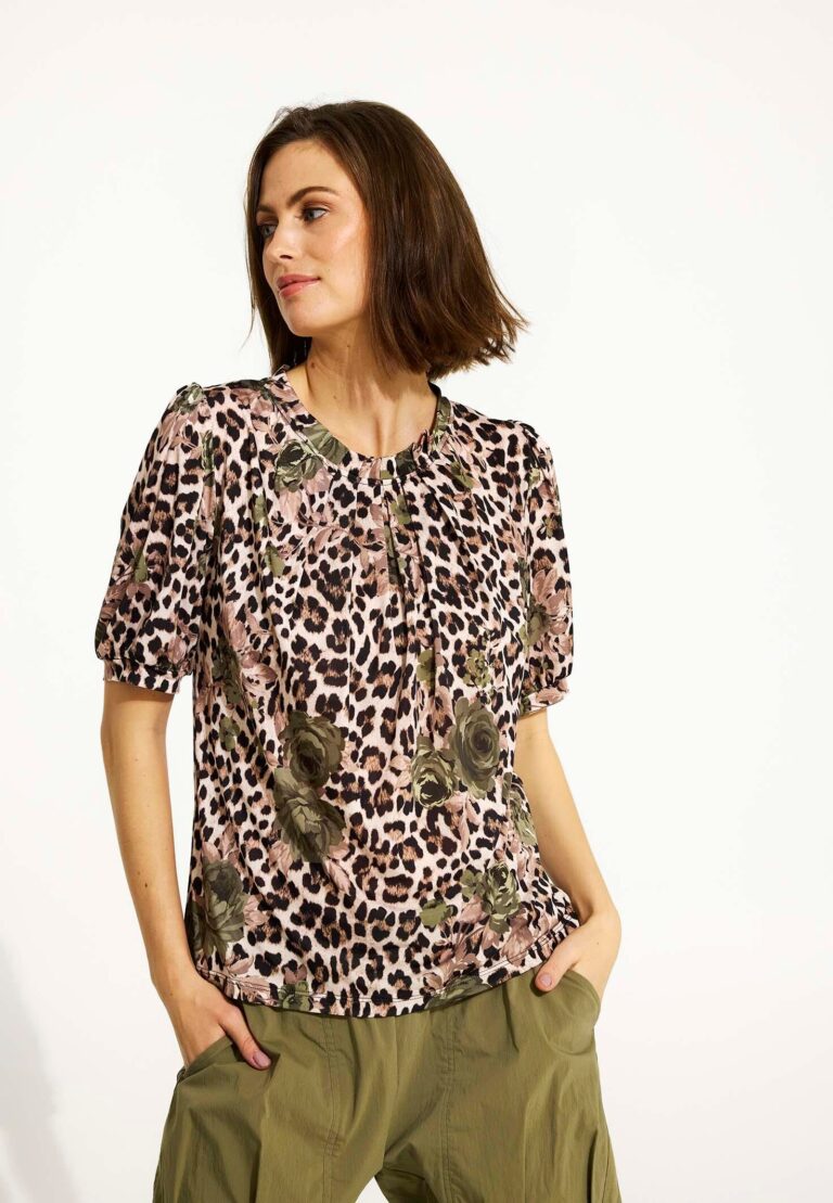 Leopardikuosinen paita InFront lyhyt